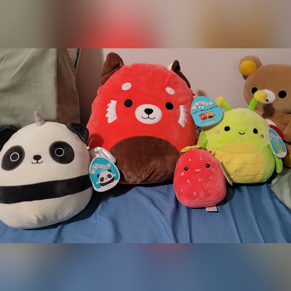 Squishmallows Kayce, Scarlet, Pilar